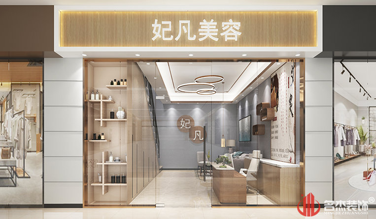 美容院門(mén)頭裝修